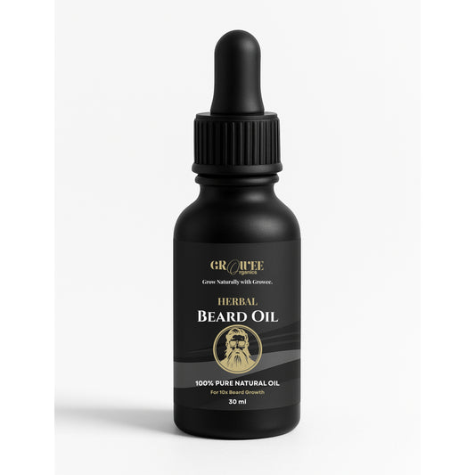 Natural Beard Oil for Growth & Shine - 30 ml