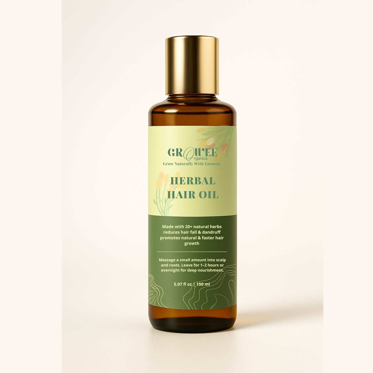 Growee Herbal Hair Care Combo – Buy Oil, Get Shampoo Free