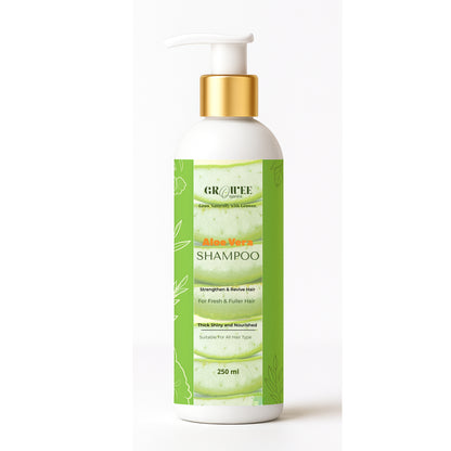 Herbal Aloe Vera Shampoo for Hair Fall and Dandruff Control