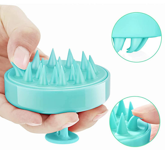 Silicone Scalp Massager Brush for Hair Growth & Deep Cleansing – Soft & Flexible Bristles